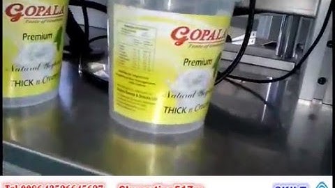 Cone Shape Bucket Labeling Machine Factory Price----skype:tina517m