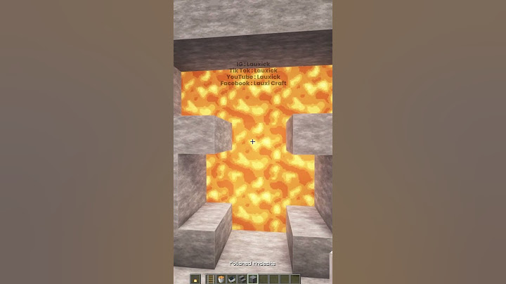 Cara Bikin Ruang Rahasia Lava Creeper. Rate 1 - 10 ?