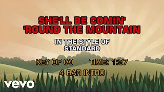 Video thumbnail of "Children's Fun Songs - She'll Be Coming 'Round The Mountain (Karaoke)"