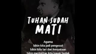 NIETZSCHE - TUHAN SUDAH MATI!