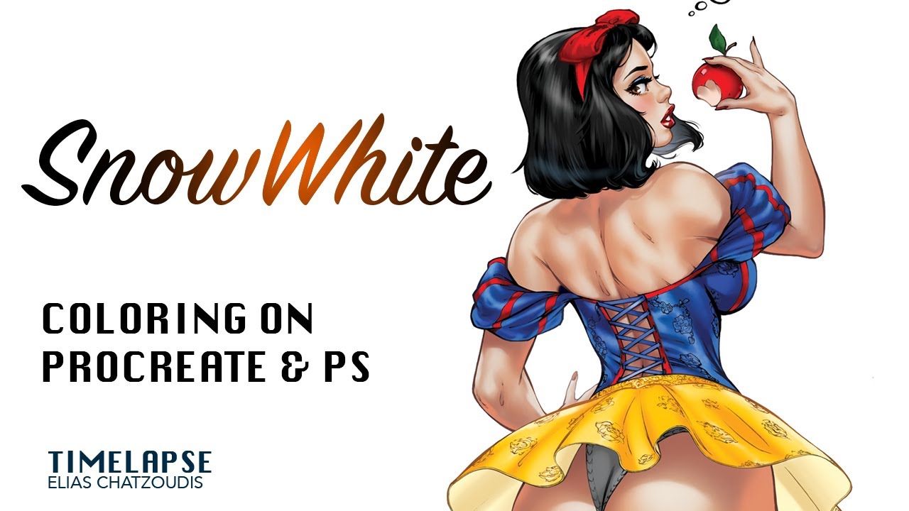 Coloring Snow White by Elias Chatzoudis