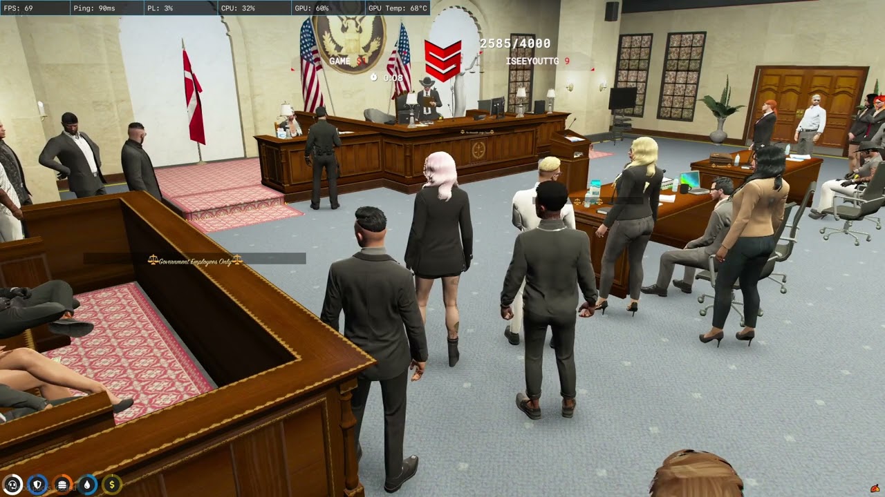 Brian Knight Cracks up the Court (Hydra Trial) | GTA RP Nopixel