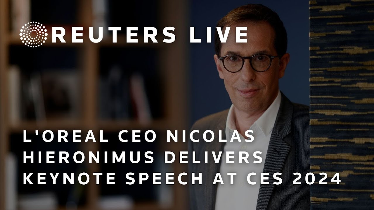 LIVE: L'Oréal CEO Nicolas Hieronimus delivers keynote speech at CES 2024