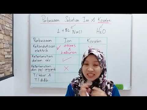 Video: Perbezaan Antara Ikatan Ionik Dan Kovalen