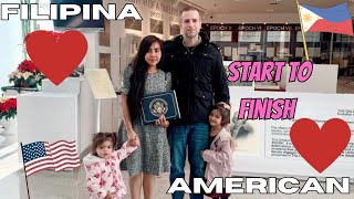 Filipino - American Couple: From Fiancé Visa To Citizenship 🇵🇭🇺🇸