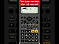 Solving simultaneous equations using Calculator #maths #calculator #mathematics #singaporemaths