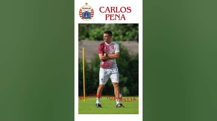 "CARLOS PENA" RESMI MENJADI PELATIH PERSIJA JAKARTA