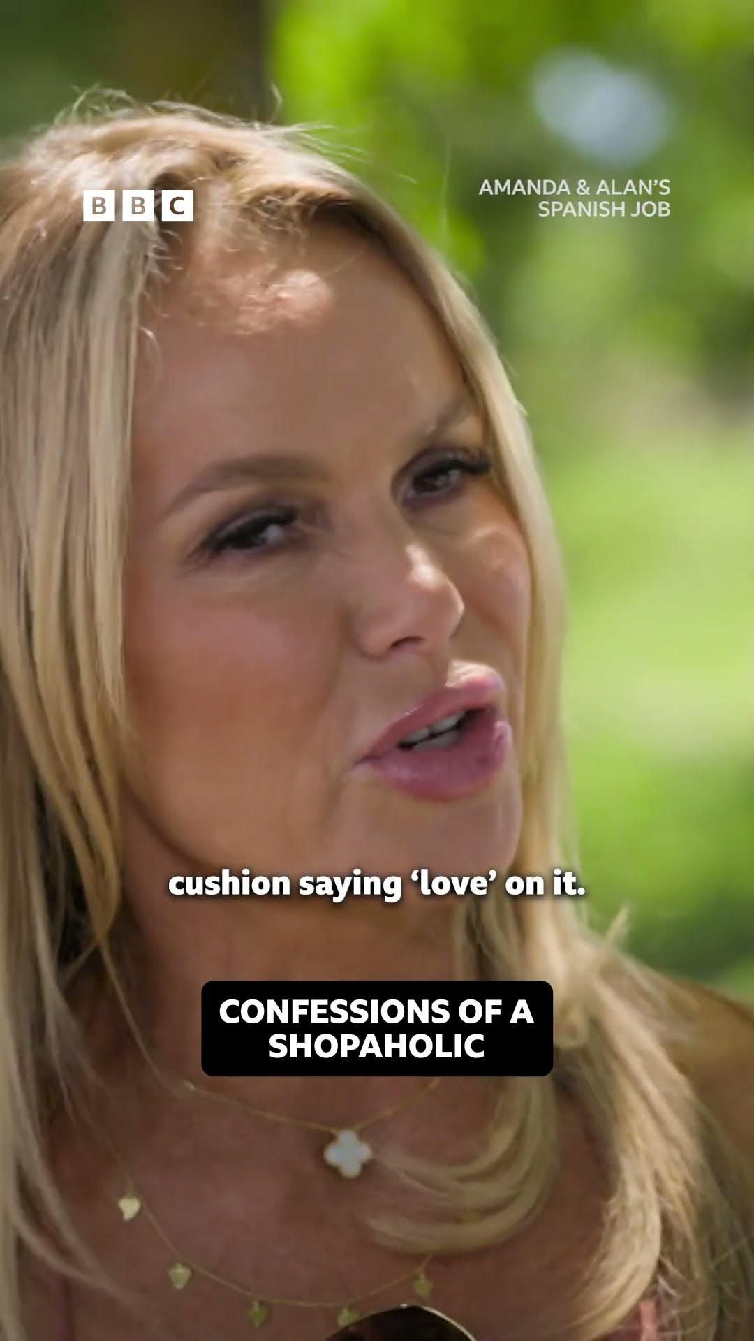 Amanda talks about her shopping habits - BBC