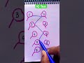 Drawing  a checkered path with numbers 1 to 10#maths#shorts#quiz#drawing#line#games #funny