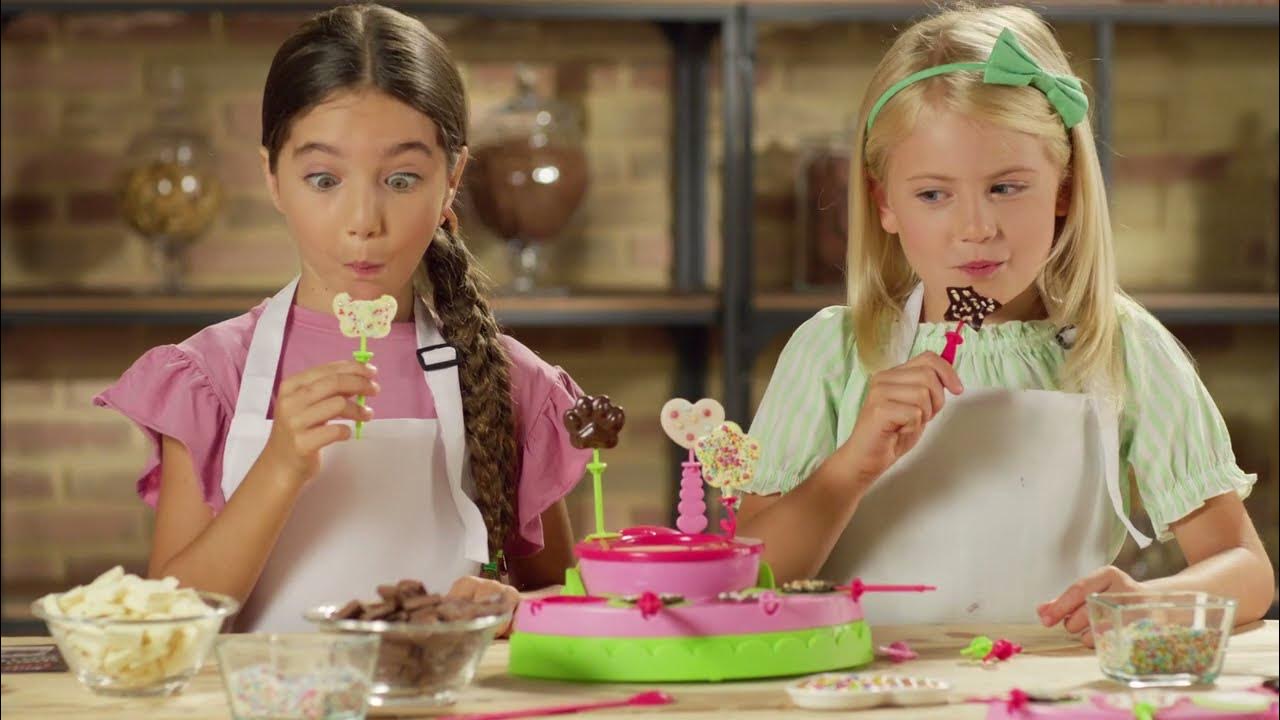 Kids Cook la fabrique de sucettes en chocolat 