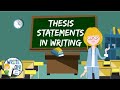 Understanding Thesis Statements