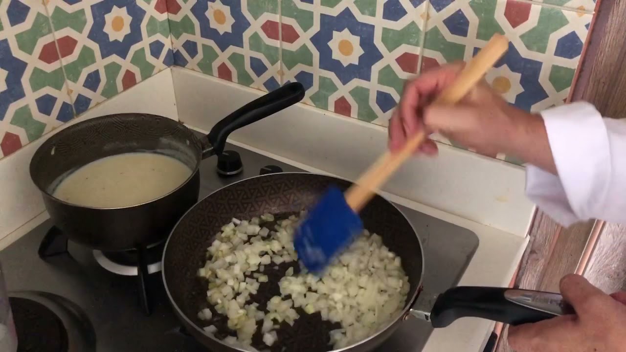 Salsa Bechamel y salsa soubise