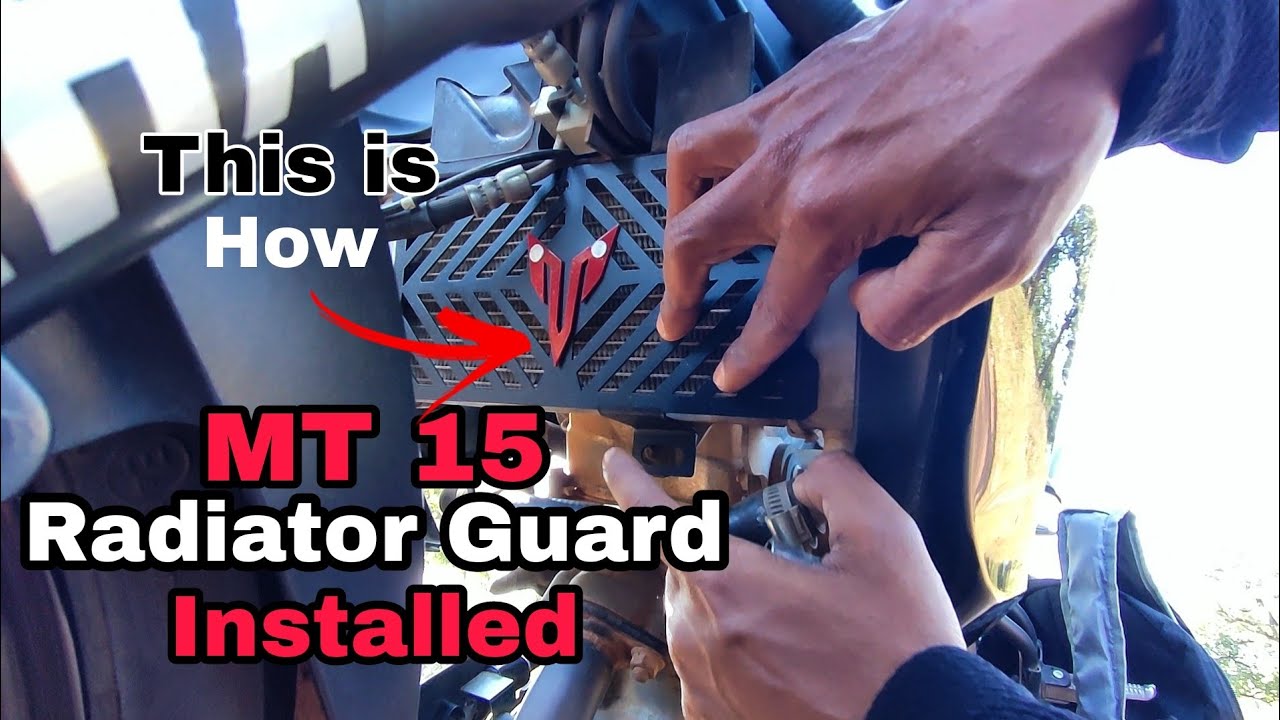 Level Up Your Bike's Protection: Learn How to Install Mt 15 Radiator Guard