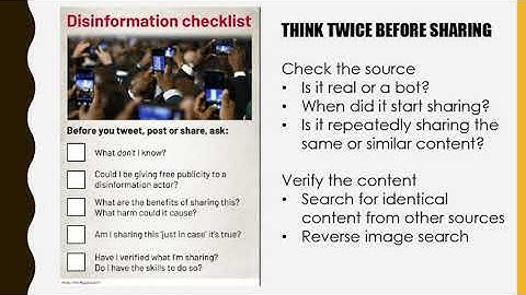 How To Combat Misinformation And Disinformation Using Social Media