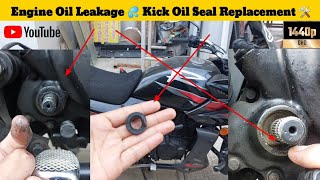 Engine Oil Leakage 🔥 | Kick Oil Seal Replacement 🛠️ | Hero Karizma R 🏍️ 2️⃣🅾️1️⃣4️⃣ 💯