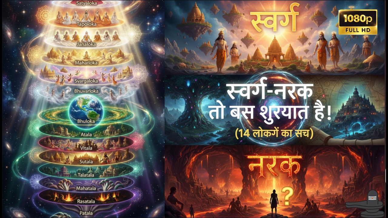 स्वर्ग और नरक के अलावा भी हैं 12 दुनिया! |14 Lokas of Universe Explained in Hindi 