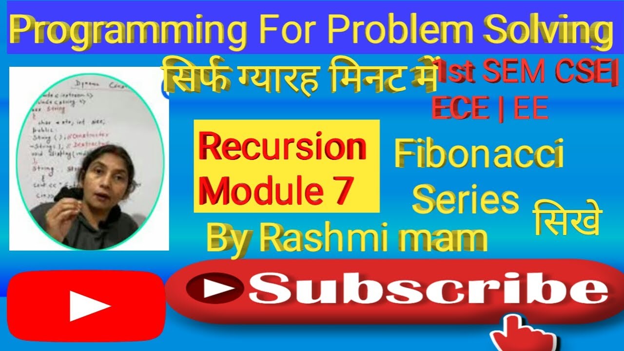 Fibonacci Series in C | Recursive Program For Fibonacci Series | C ...