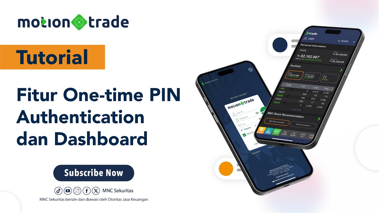 Fitur One-time PIN Authentication dan Dashboard di MotionTrade - YouTube