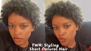 How To Finger Coil Short Natural Hair