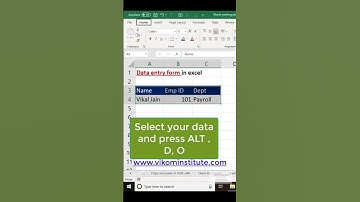 Data entry from in excel |#shorts | #exceltricks | #exceltips