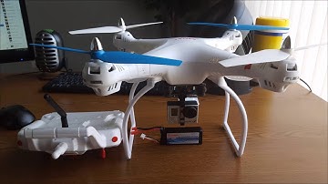 Syma X8C Quadcopter with multiple mods and Amazon links.