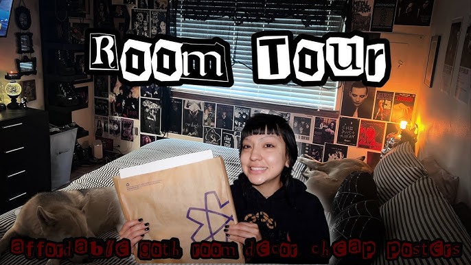 How to make your bedroom more GOTH!! - YouTube