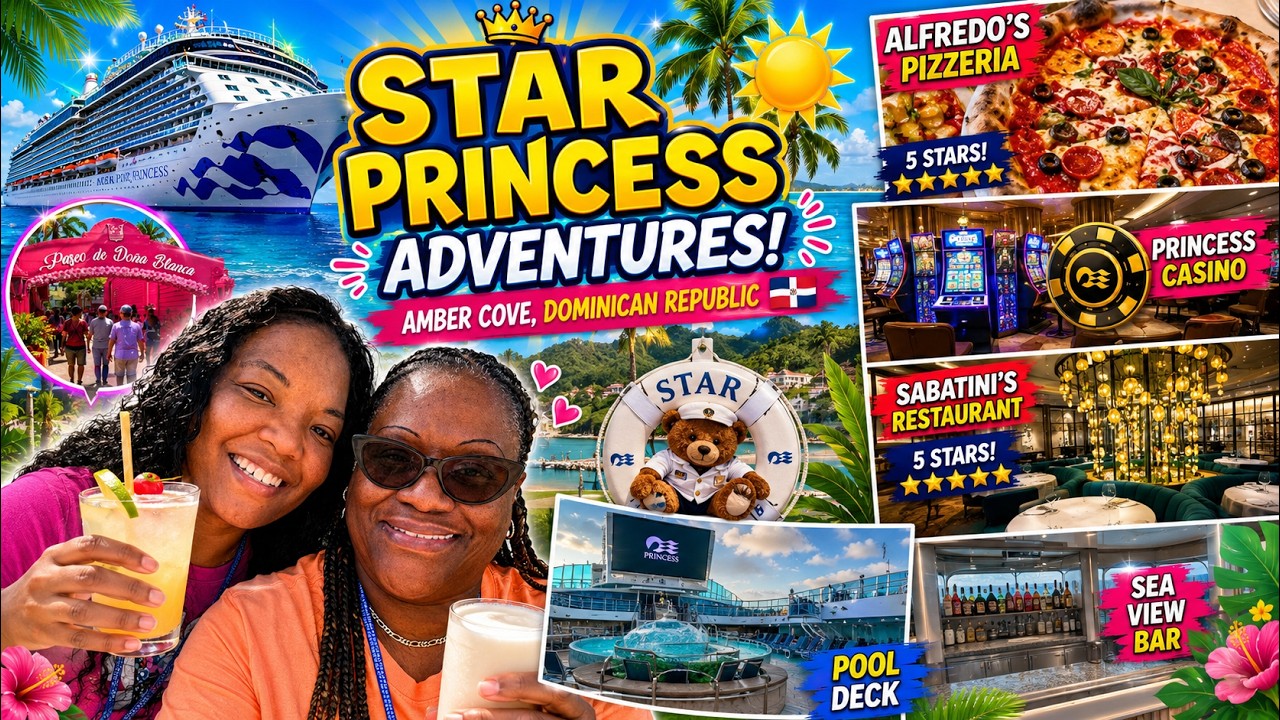 STAR PRINCESS REVIEW! 🚢 Amber Cove, Sabatini's, Alfredo's Pizza & Princess Casino!
