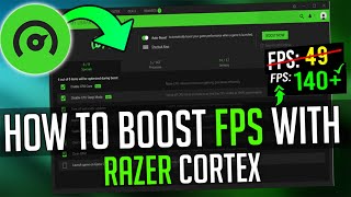 🔧How To Boost FPS In Any Games with Razer Cortex ✅ Improve Windows 10 Performance