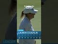 Lauren Coughlin drains a long birdie and extends the lead to 6 strokes 😳