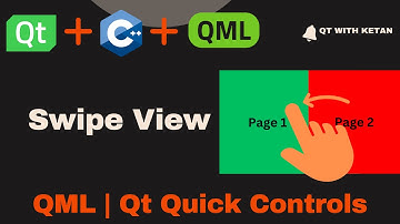 Qt QML Tutorial | SwipeView Control | Qt QML Application | Qt QML Full Course