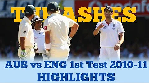 Australia vs England Ashes 2010-11 1st Test Full Match Highlights 