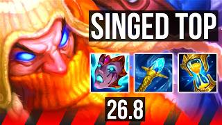 SINGED vs RENEKTON (TOP) | 37K damage | NA Master | 26.8