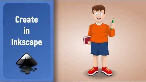 Inkscape Speed Art: Schoolboy boy character