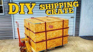 How To Make A Shipping Crate | 5 Dining Tables Inside | A Glimpse Inside How To