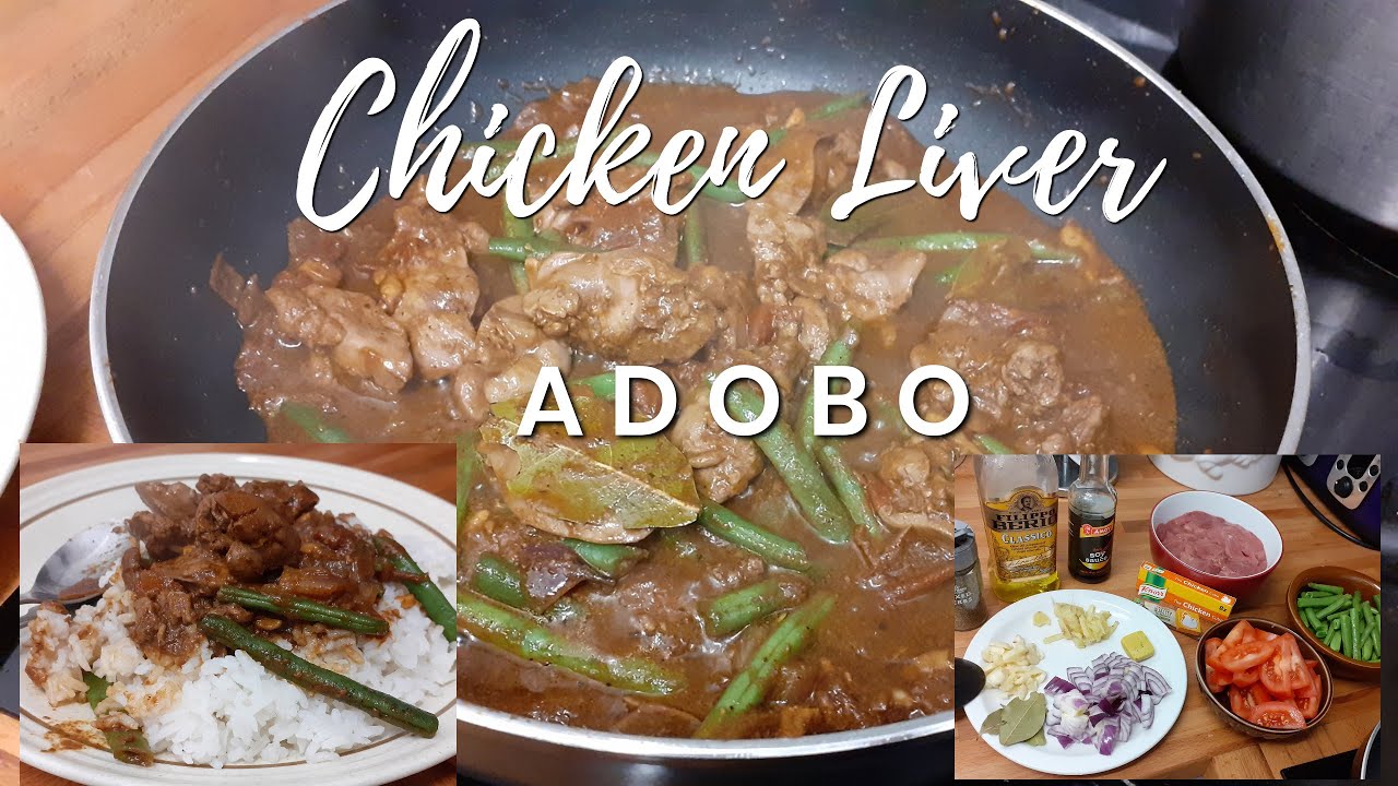 Healthy way cooking CHICKEN LIVER ADOBO with a twist! - YouTube