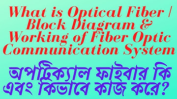 What is Optical Fiber ? | Block diagram and working of fiber optic communication system