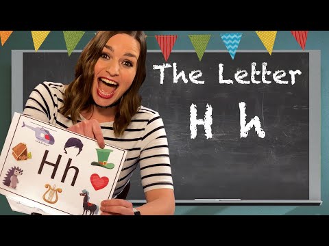 Letter H Lesson for Kids | Letter H Formation and Phonic Sound | Words that start with H.