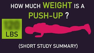How Much Weight Do You Press in a Push-Up? #Shorts