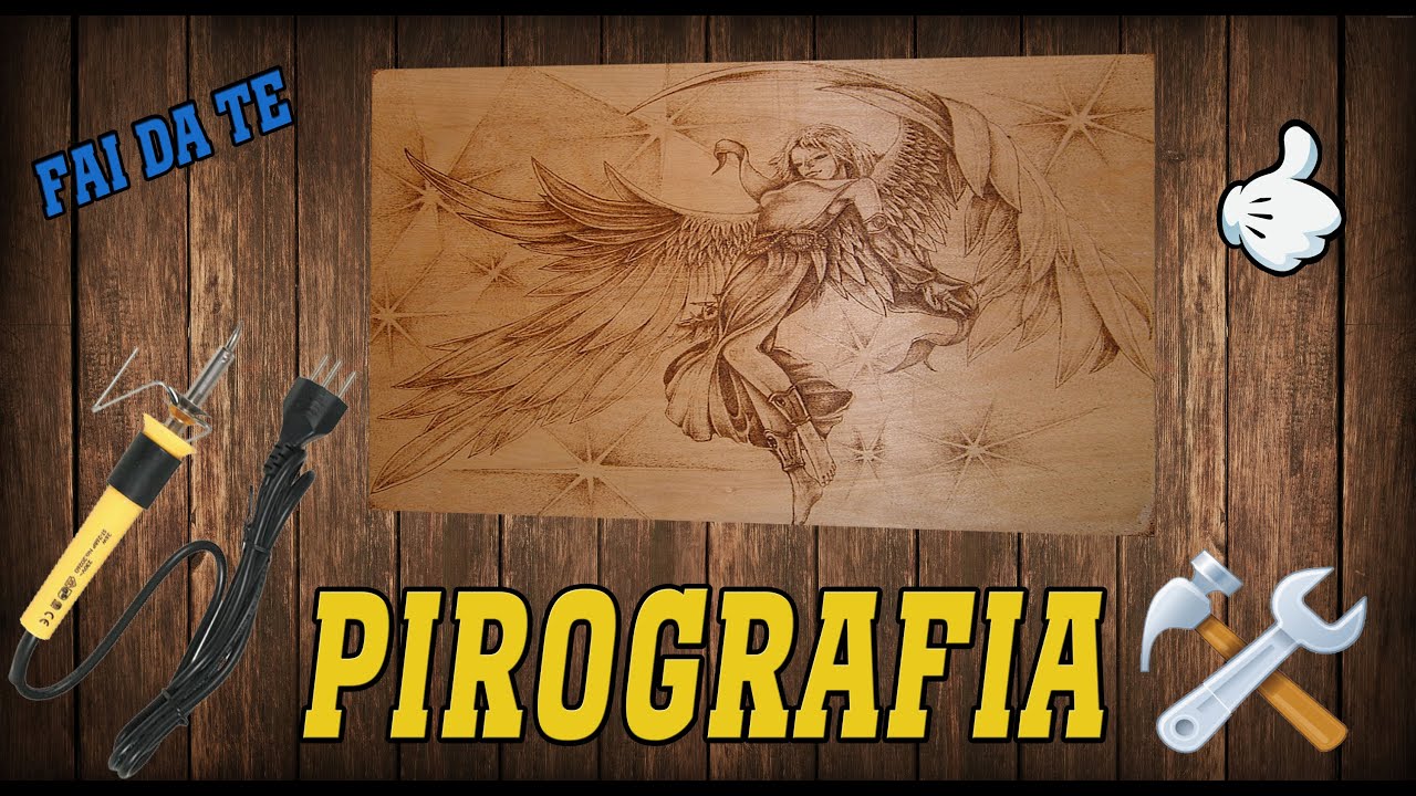 Come Disegnare Sul Legno Pirografia Youtube