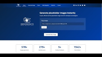 How to integrate imGenerate to your website | Free placeholder image generator