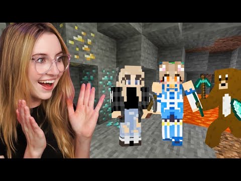 I challenged the SWEATIEST CloutCraft members to a MINING COMPETITION