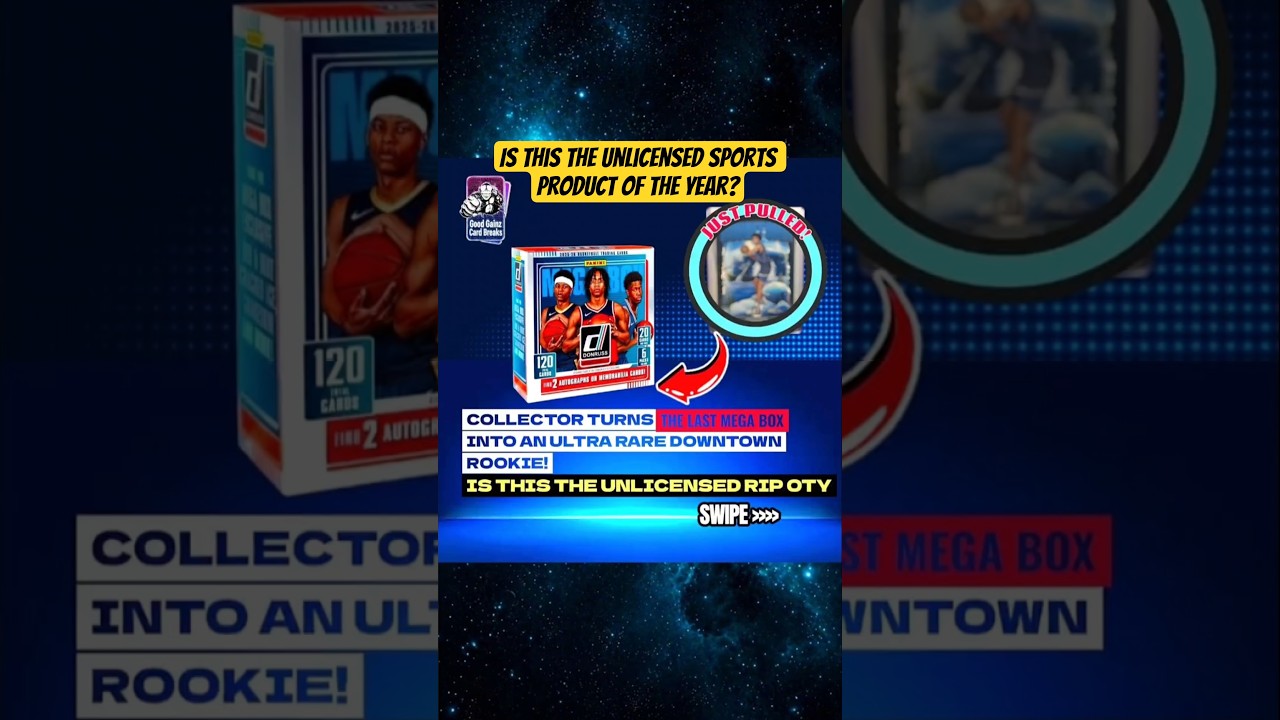 Is This The Unlicensed Sports Card Product of The Year? 🤔 #donrussbasketball #downtown #tiktok #nba