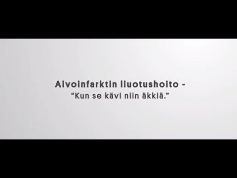 Video: Aivoverisuonten Aivojen Ateroskleroosi - Hoito