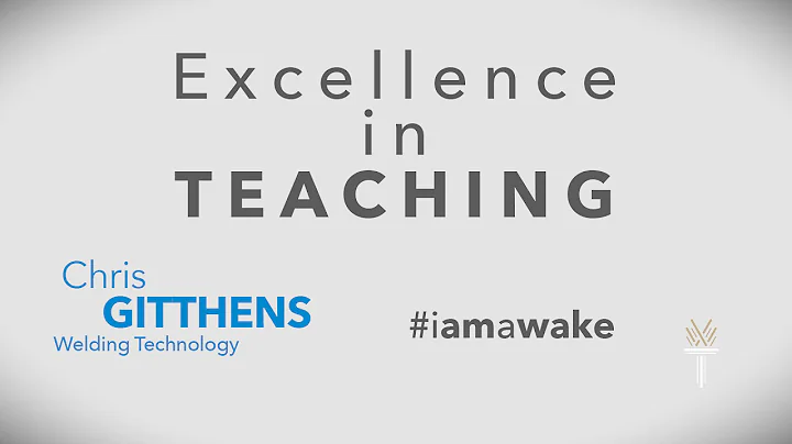 Wake Tech: 2016 Excellence in Teaching - Chris Gitthens