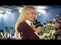 No Pants For You Sabrina Carpenter On Her Pharrell Designed Met Gala Look Vogue 