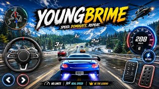Fastest Car vs Rivals 🚗💨 Who Wins The Ultimate Race? | Crazy Speed Challenge l Young brime  screenshot 1