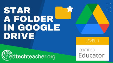 Google Drive: Star a Folder