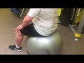 Exercice facile bodynov  le swiss ball