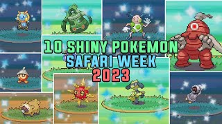 Finding 10 shinies in the SAFARI ZONE! Win or Fail? - Safari Week 2023