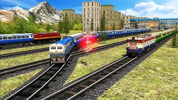 Indian Train Racing Games 3D: Multiplayer (Android Gameplay _ DroidNation